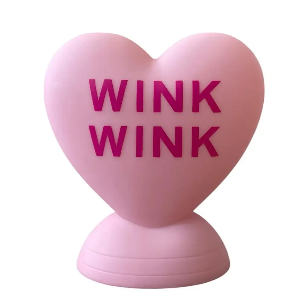 Target Spritz Light Up Valentine's Day 6in Candy Heart Blow Molds Set of 3 NEW
